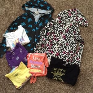 Girls size 10-12 tops